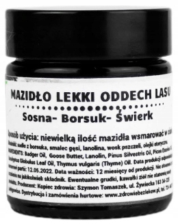 Mazidło LEKKI ODDECH LASU 30ml