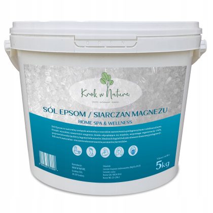 SIARCZAN MAGNEZU sól epsom 5kg