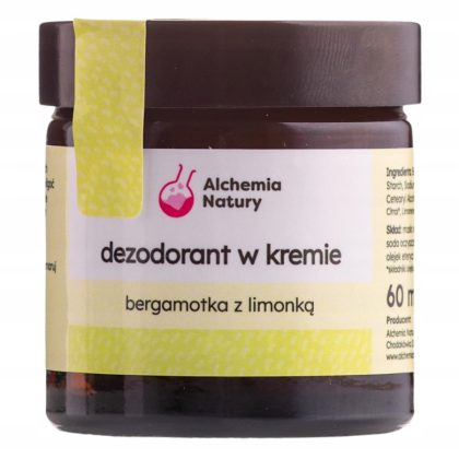 Dezodorant w kremie Bergamotka z Limonką 60ml