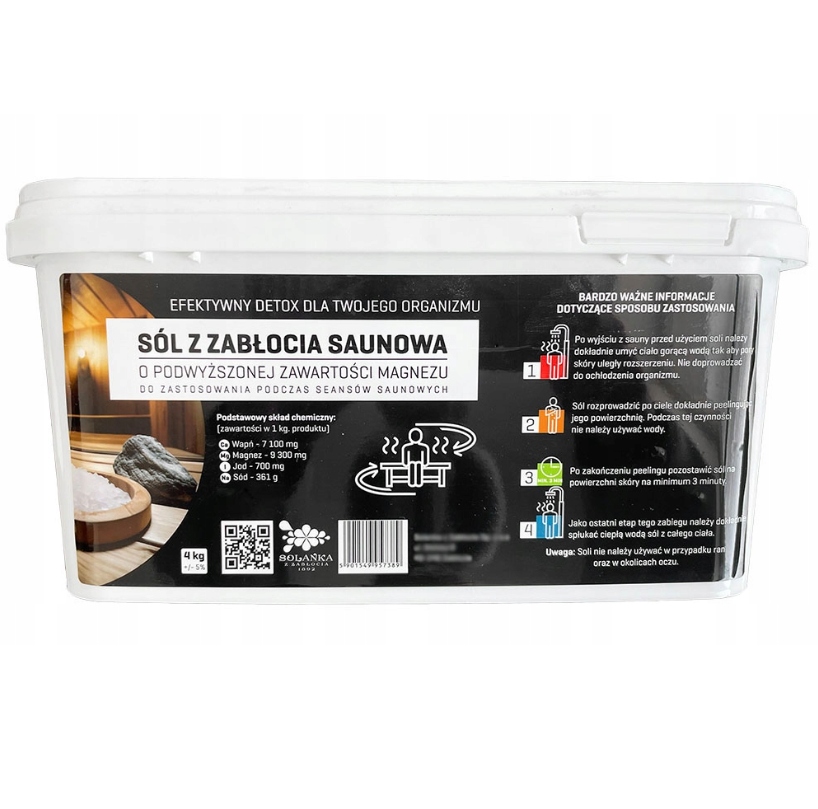 SÓL SAUNOWA z Zabłocia 4 kg