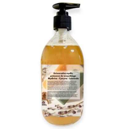 MYDŁO POTASOWE CYTRYNA – LAWENDA  w płynie 500ml