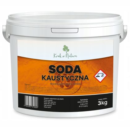 WODOROTLENEK SODU soda kaustyczna 3kg
